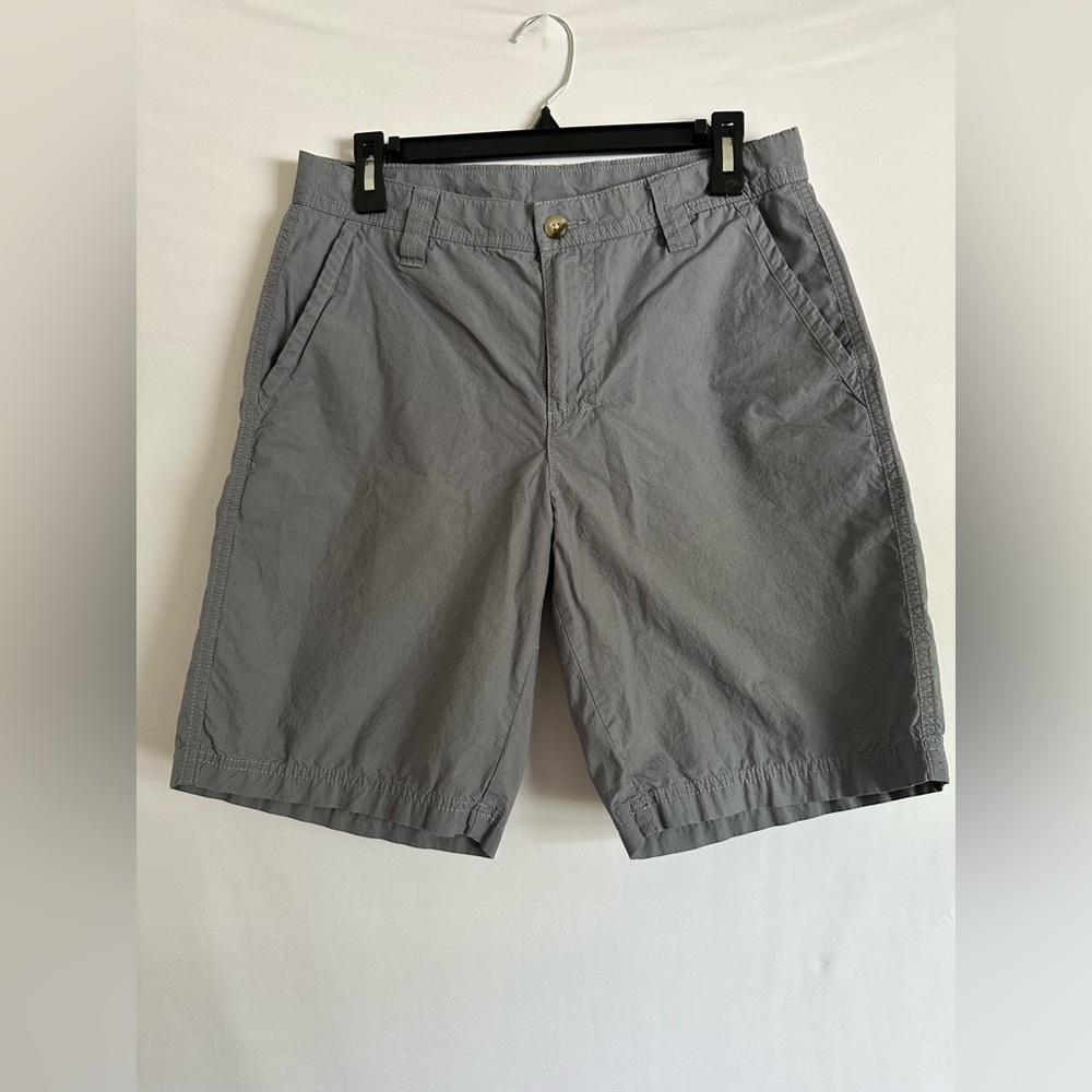 Columbia Waist 30 Men's Washed Out 100% Cotton 10” Inseam Chino Shorts Gray